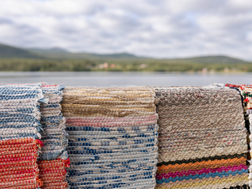 Trasmattor på vädring, Lofsdalen, Härjedalen